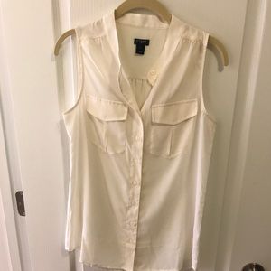 J Crew Sleeveless Blouse